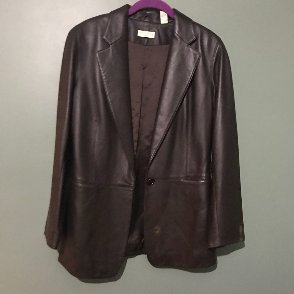 Leather jacket